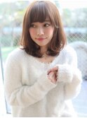 くびレイヤーグレージュデザインカラーシルキーベージュボブディ