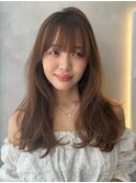 ハイレイヤー/ミディアム・ロング/20代/30代/顔周り・フェイス