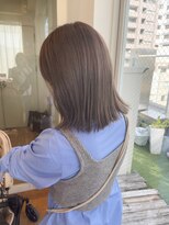 バイオレット 栄店(Violet) グレージュ アッシュベージュ ブリーチなしダブルカラー