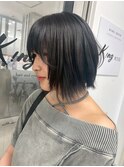 ハイライトカラーミルクティーベージュレイヤーカット