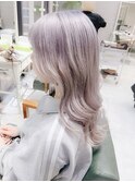 ハイトーンカラーホワイトシルバーカラー