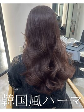 アミー 池袋(Ammy) コテ巻き風パーマ /韓国風パーマ/透明感カラー/レイヤーカット