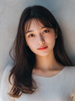 サロンドアイ(salon de i) ゆるミディロング × ダークブラウン