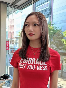 ラヴィズム(LUVISM) 顔周りレイヤー/ダブルカラー/髪質改善/ケアブリーチ万代新潟駅