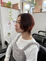 ラポールヘア 安曇野店&nbsp;ウルフ風グラボブ