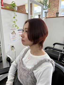 ラポールヘア 安曇野店 ウルフ風グラボブ