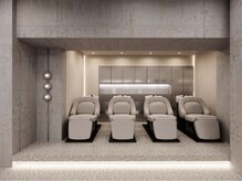 CURE 池袋 髪質改善&透明感カラー【キュア】【3/1 NEW OPEN(予定)】の雰囲気(フルフラットのシャンプー台でリラックス空間【池袋/髪質改善】)