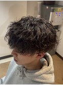 【風呂田】刈り上げマッシュ×波巻きパーマ☆