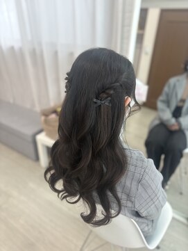 ホワイト(White) ねじりハーフツイン