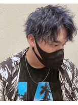 ジーナ オム 札幌(Zina Homme) ダークブルー*ツイストスパイラル*メンズ*Zina Homme札幌