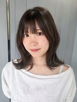 ルトワ(Lutowa)&nbsp;ダークパープル/ナチュラルショート/ミルクブラウン/夏/東広島