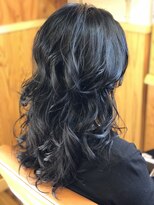 ララテラス(LaLa Terrace)&nbsp;ブルーブラック×重軽ロングレイヤー