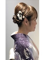 ヘアーリゾートラシックアールプラス(hair resort lachiq R+)&nbsp;《R+》訪問着/和装アップ/フルメイク