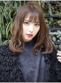 アフロート綱川 ◎小顔 無造作カール  ボブディ丸みショート横浜