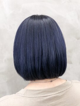 スー 渋谷(suu) 大人ネイビーグラデーションカラーボブ＜徳竹＞