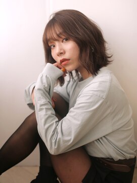 ジルバイジアン(JILL by GIEN) 肩bob × 透明感グレージュ @タナカ