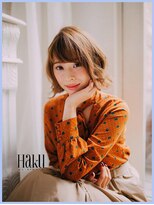 ヘア メイク ハク 横浜(hair make Haku) フェザーボブスタイル