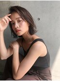 《sia》大人かわいい耳掛け小顔ウェーブボブ　
