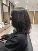 長めのボブスタイル！