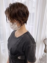 アラナ 薬院(alana) ショート×ニュアンスパーマ《乾かすだけでキマる》