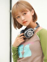 アグ ヘアー ノワール 桑名店(Agu hair noir)&nbsp;《Agu hair》コンパクトなハイトーンミニボブ