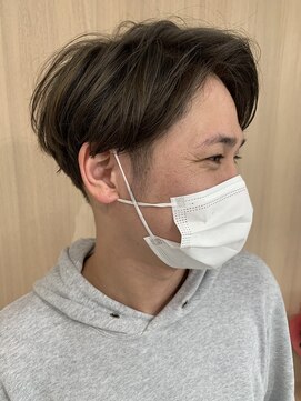 メロウ(mellow) ダブルカラー×シルバーグレージュ