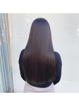 キュア 表参道(CURE) 黒髪/グレージュカラー/ココアベージュ/ヘルシーロング[表参道]