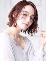 クラッチ トリートメント アンド ヘッドスパ 江坂(CLUTCH)&nbsp;大人可愛い小顔美髪ツヤ髪ピンクラベンダー前髪なしショートA4