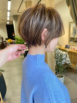 エニ 自由が丘(ENi) マチルダボブ/ピンクベージュ/インナーグレージュ[自由が丘駅]