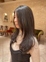 ロング/フェイスレイヤー/レイヤーカット/20代/30代/40代