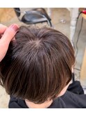 ブリーチなし白髪ぼかし【カット＋カラー＋トリートメント】
