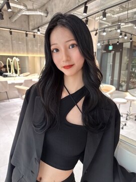 プアメリア 名古屋(Puamelia) トリートメント ブリーチなしダブルカラー 前髪縮毛矯正