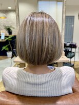 ジェービーヘア 稲毛(jb hair)&nbsp;シルキーベージュ/ハイライト/イメチェンショートボブ