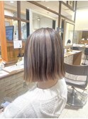 ローライトデザイン☆ミルクティーボブ