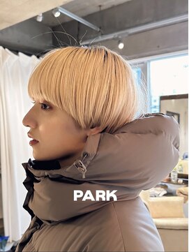 パーク(PARK) マッシュショートボブマッシュウルフハイトーンショート