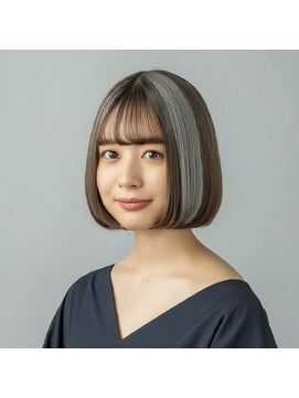 アンドバザー 釧路美容室(aNd.BAZAAR) ポイントブリーチ