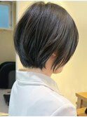 お客様ヘア　丸みショートボブ　say.重政　ショートとボブの間