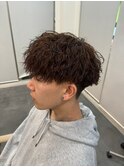 ツイストスパイラルパーマツイストパーマメンズマッシュパーマ