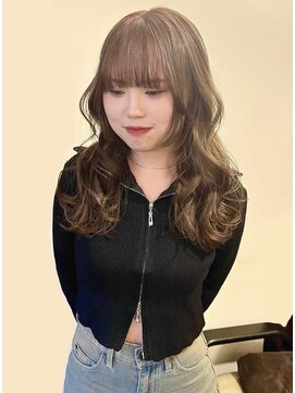 ロチカバイドールヘアー 心斎橋(Rotika by Doll hair) 透明感たっぷり♪モンブラングレージュ