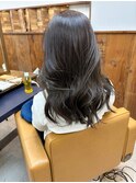 [ロングレイヤー/アッシュグレージュ]髪質改善