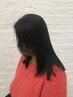 カット+オーガニックグレイカラー+グランドリンケージTR+マイクロバブル
