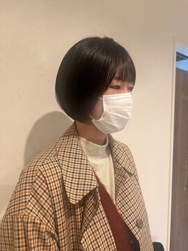 ユニコ(unico) ボブ パーマ ショート 髪質改善 【unico 川崎】工藤梨花