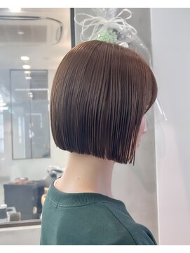 ロンドシエル 横浜(Lond ciel) メルティカラー似合わせカットウェーブミディアム縮毛矯正ボブ