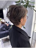 エアリーショートグレイヘア