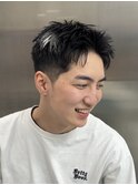 【短髪韓国スパイキー】