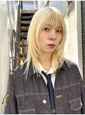 山本開生ハイブリーチカラーフェイスレイヤーハイトーンブロンド