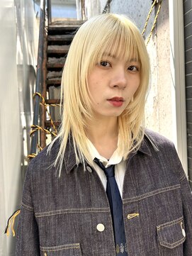 テテ ニコ(tete nico) 山本開生ハイブリーチカラーフェイスレイヤーハイトーンブロンド