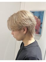 メンズペレ 渋谷(MEN'S PELE)&nbsp;ニュアンスパーマ/韓国マッシュ/スパイキーショート/渋谷