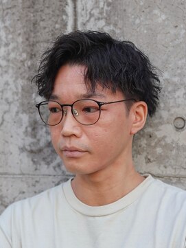 ハニー(HONEY) 縦落ちツイスパ/ツイストスパイラルパーマ/岡崎メンズパーマ