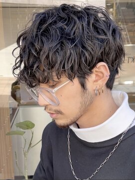 フィフス 大分(fifth) 大分ツイストスパイラルパーマメンズパーマラウンドマッシュ30代